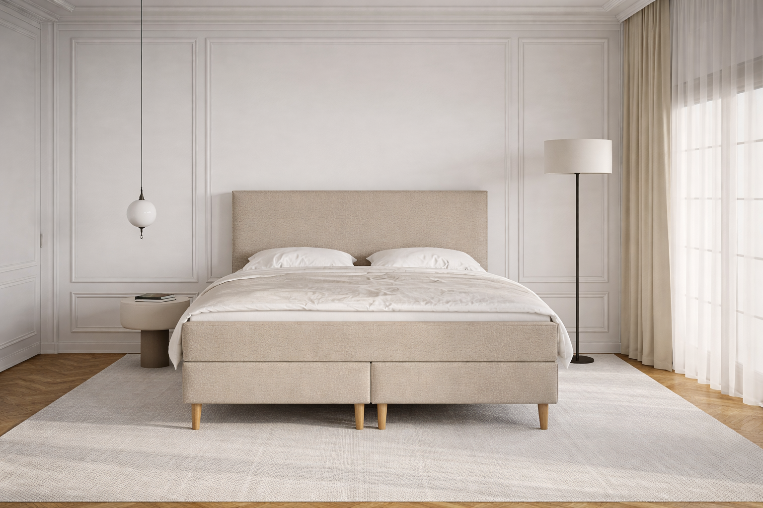 Aars Kontinentalseng - 120x200 - Beige